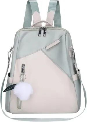Anime Backpack for (Green, One Size) Ladies Fashion Pendant Casual Backpack Retro traditionally diversification Solid Color Large Capacity Small 