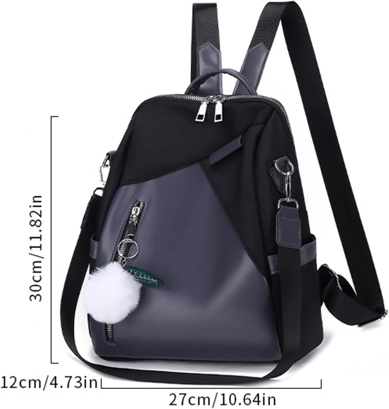Anime Backpack for (Green, One Size) Ladies Fashion Pendant Casual Backpack Retro traditionally diversification Solid Color Large Capacity Small 
