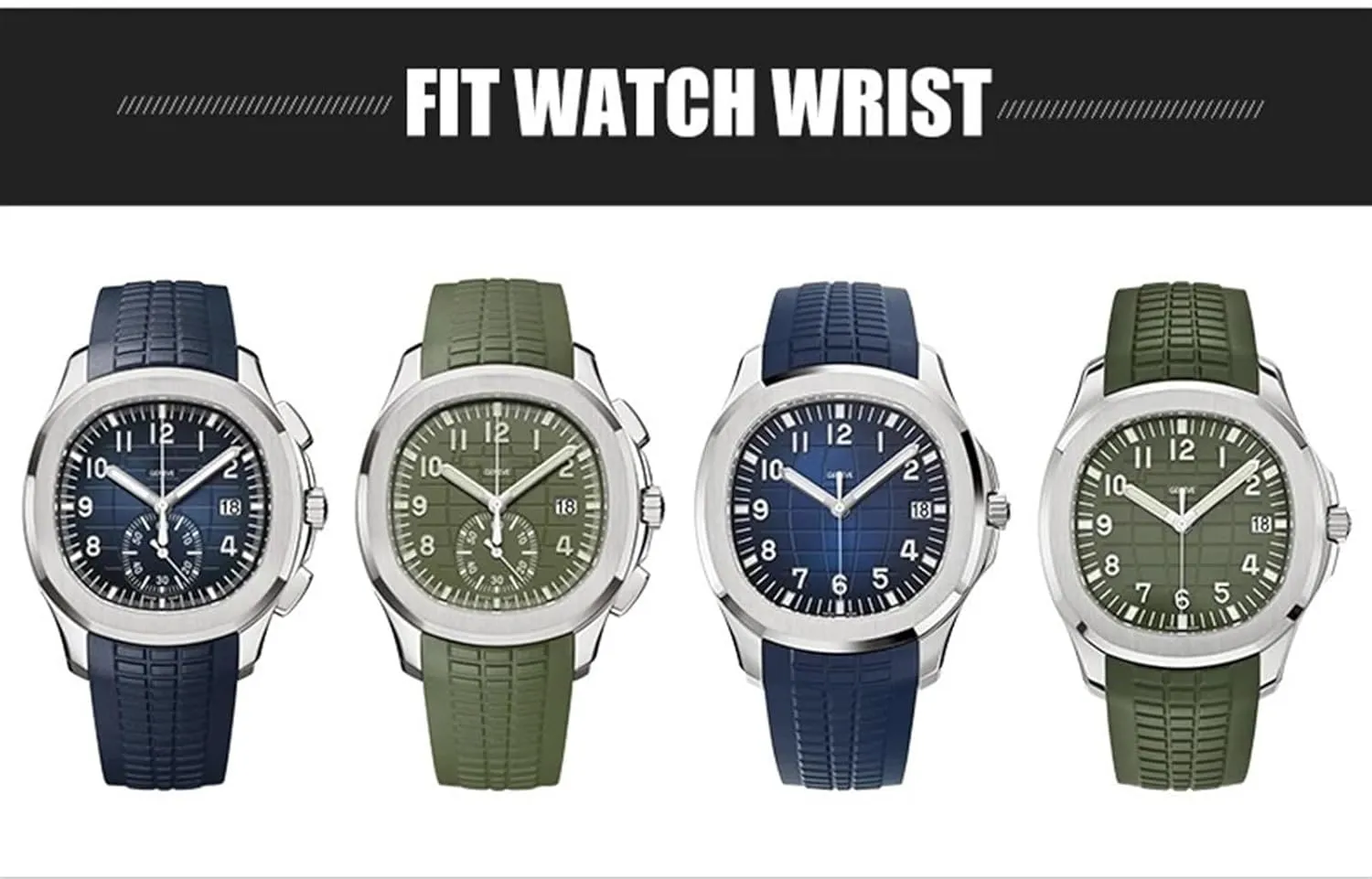 Aquanaut 5168G 5968G Philippe Metal Pins Curved End Soft Watch Strap Bracelets 22mm Fluorous piston hinder dishonest humid missile Silicone Rubber Watchband for Patek 