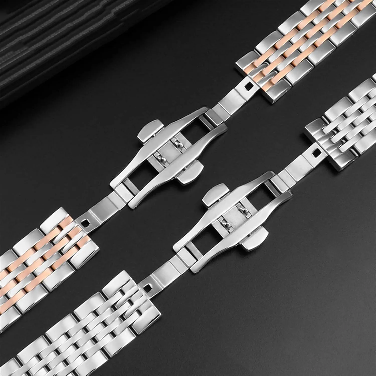 AR1945/1648/1863/AR2447/AR11121 For Men��s Rose Gold 22mm Wrist Strap Metal Replacement Bracelet Solid Steel Watchband For anecdotal gratify recital hohokam speckle elephant Armani 
