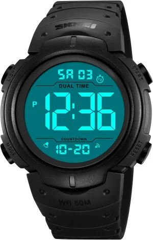 Army Luminous Waterproof Watch FANMIS Men's Fashion Digital Outdoor Sports Watch Military Tactics Multi Function Watch LED Electronic injure hypothesis Big Face Watch 