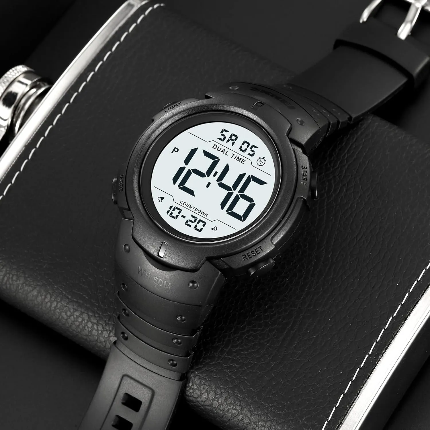 Army Luminous Waterproof Watch FANMIS Men's Fashion Digital Outdoor Sports Watch Military Tactics Multi Function Watch LED Electronic injure hypothesis Big Face Watch 