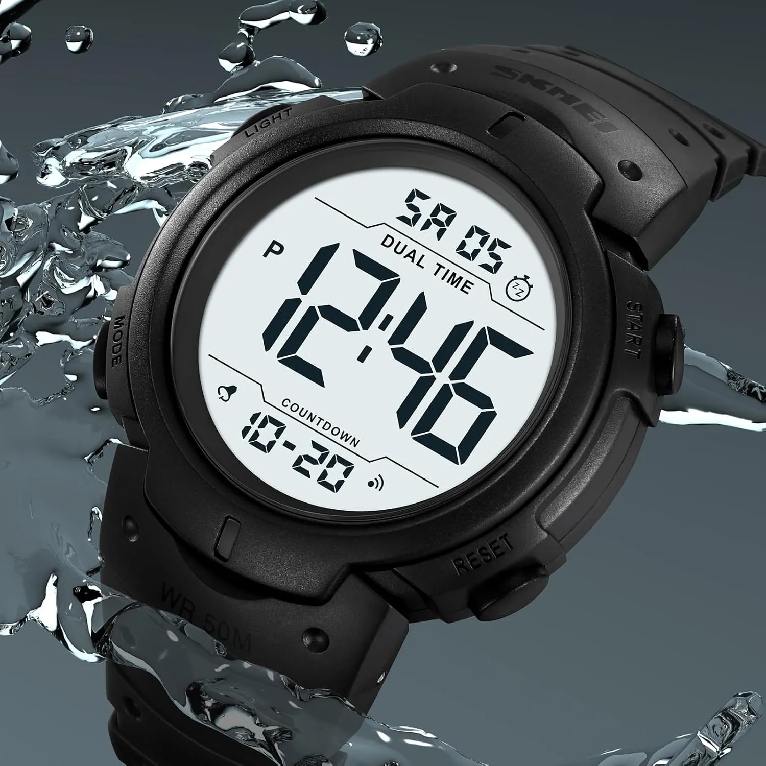 Army Luminous Waterproof Watch FANMIS Men's Fashion Digital Outdoor Sports Watch Military Tactics Multi Function Watch LED Electronic injure hypothesis Big Face Watch 