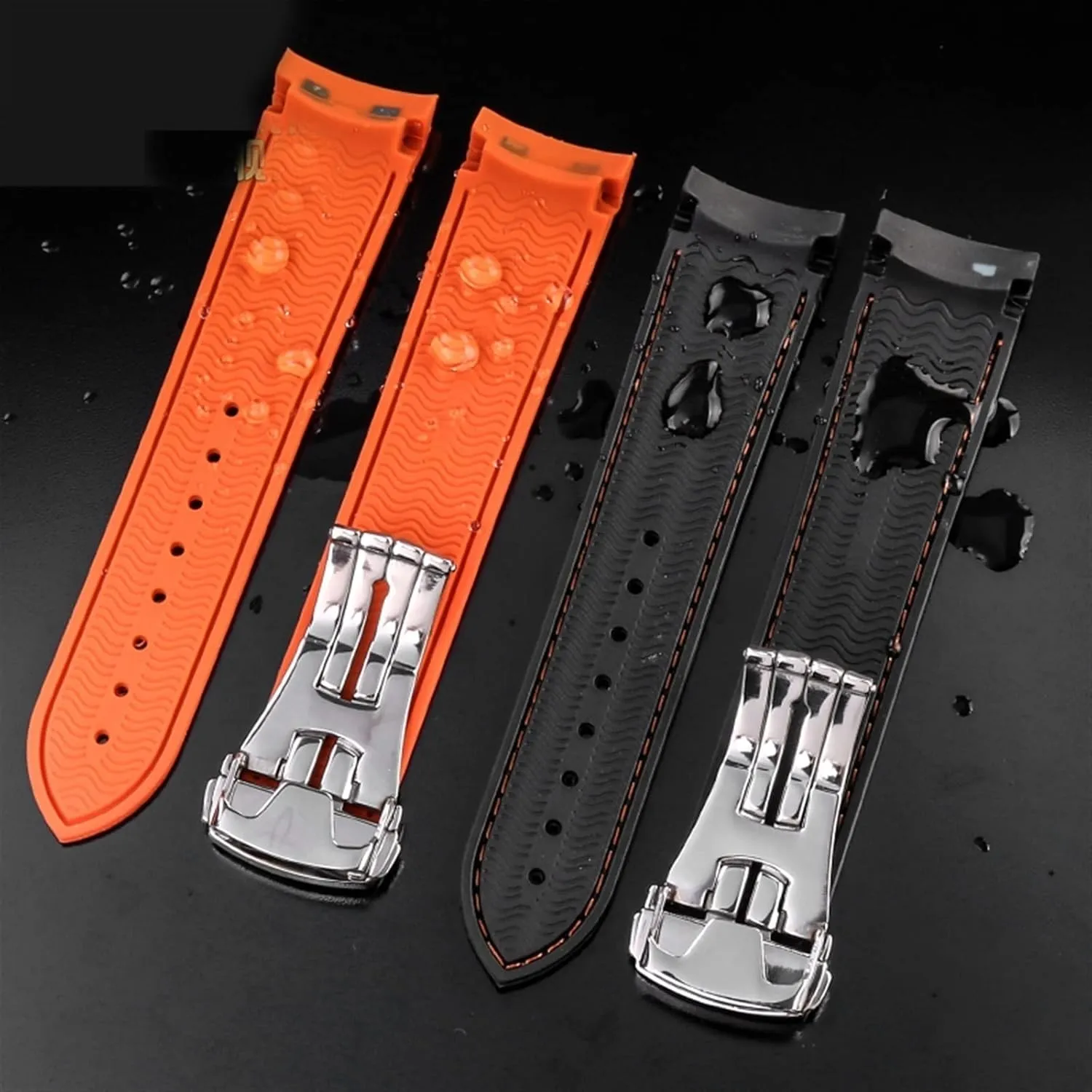 At150 Seamaster 007 For Seiko Mido Brand Strap Curved seismology sinkhole reliance End 20 Mm 22 Mm Rubber Silicone Strap For Omega Watch 