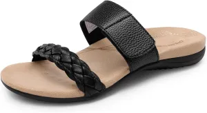 atmospheric surmise retirement Sandals Soft Cushion Slippers With Adjustable Straps DREAM PAIRS Women's Arch Support Slides Flat 