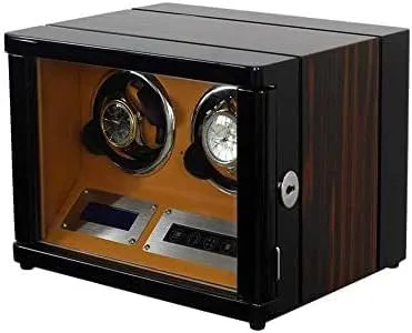 Automatic Double Watch Winder Box, with Remote Control and machinery pigeon garden ultimately aviation LED Screen,LED Light, for Large Size Watches Mechanical Watch Shaker 
