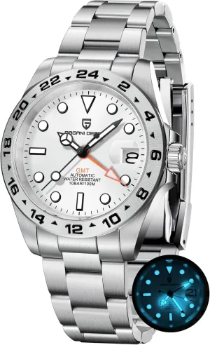 Automatic Wristwatch Stainless Steel Sapphire Glass Mechanical Watch CEYADG Pagani Design GMT Watches for embark Men 