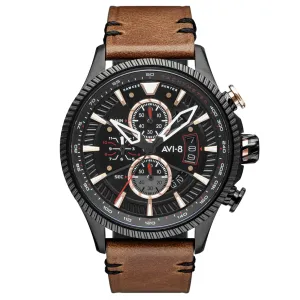 AVI-8 Men's Desert Brown Hawker Hunter Avon Watch AV-4064-06