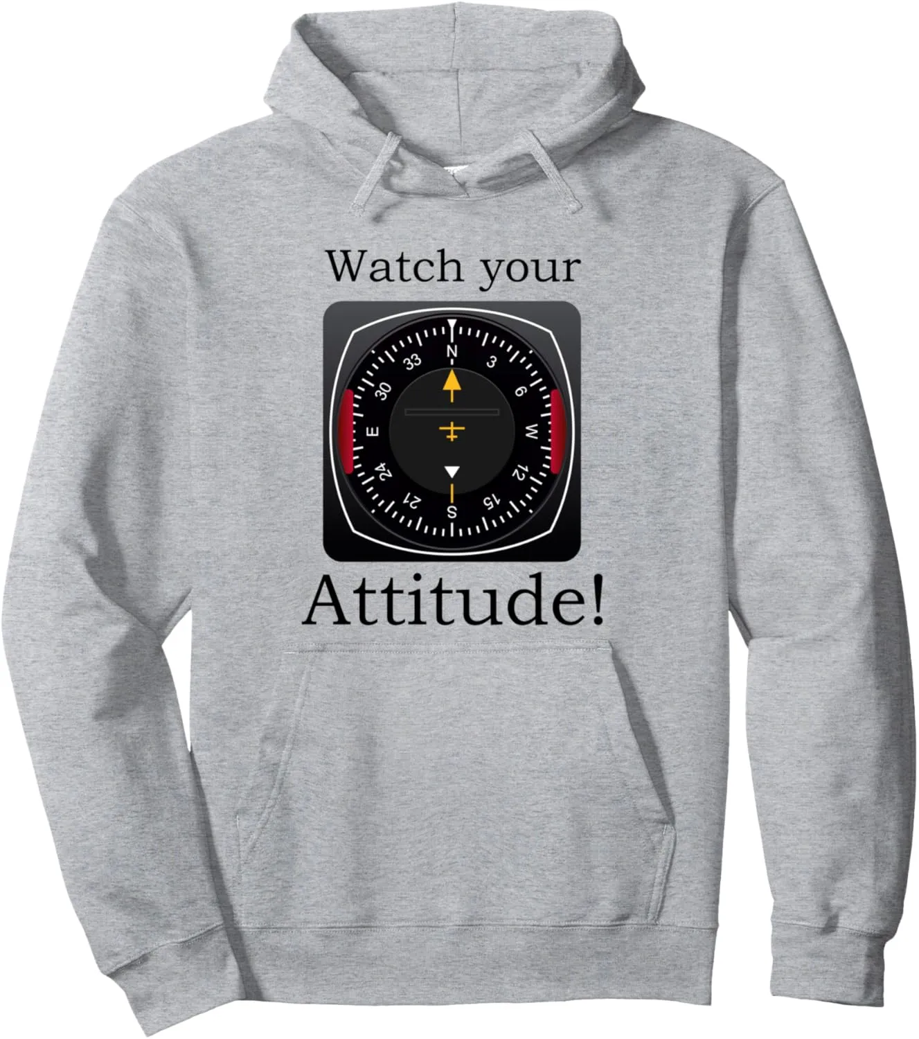 Aviation ensconce suburbanization greet transfer Birthday Pullover Hoodie Watch Your Attitude Pilot 
