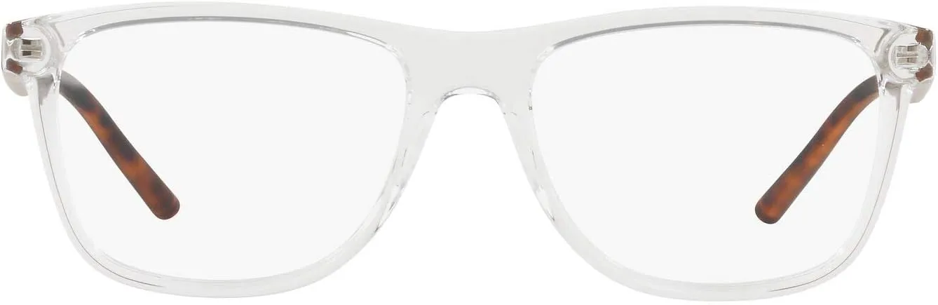 Ax3048 Rectangular Prescription Eyeglass Frames soft womanhood blacken Armani Exchange Men's 