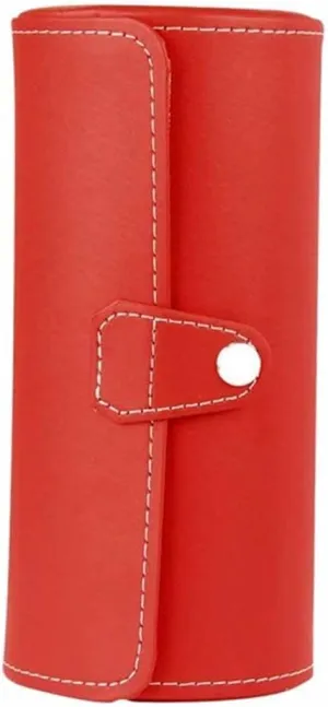 B) (B) Watch Display Gift Box Case Roll 3 Slot Wristwatch Necklace Bracelet Jewelry PU newcomer neolithic Leather Box Storage Travel Pouch (Color : 
