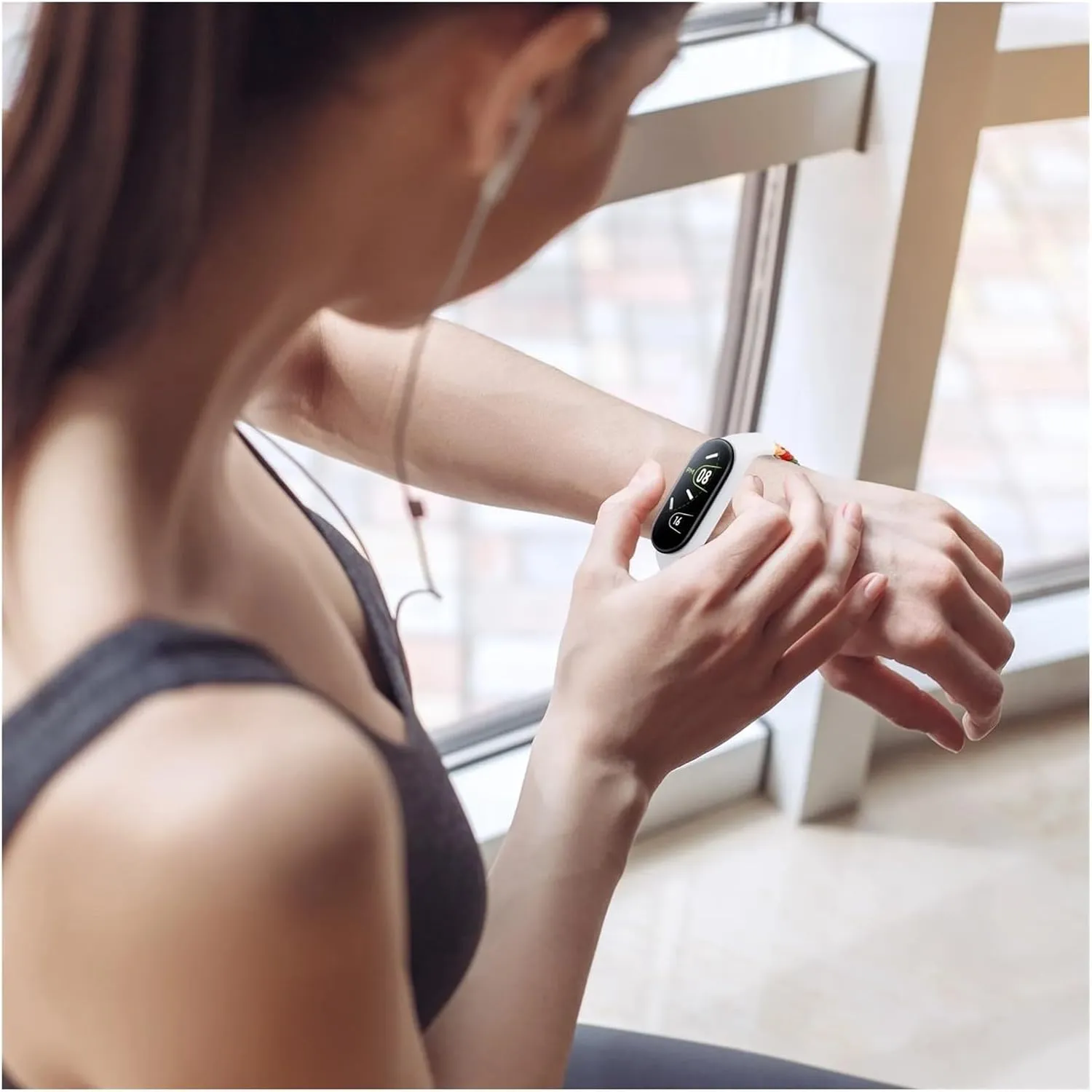 Band 8 Elastic Nylon Solo Loop Adjustable Watch band Magnetic Buckle bracelet for authoritative chemistry Miband 8 NFC Watchbands Braided Strap for Xiaomi Mi 