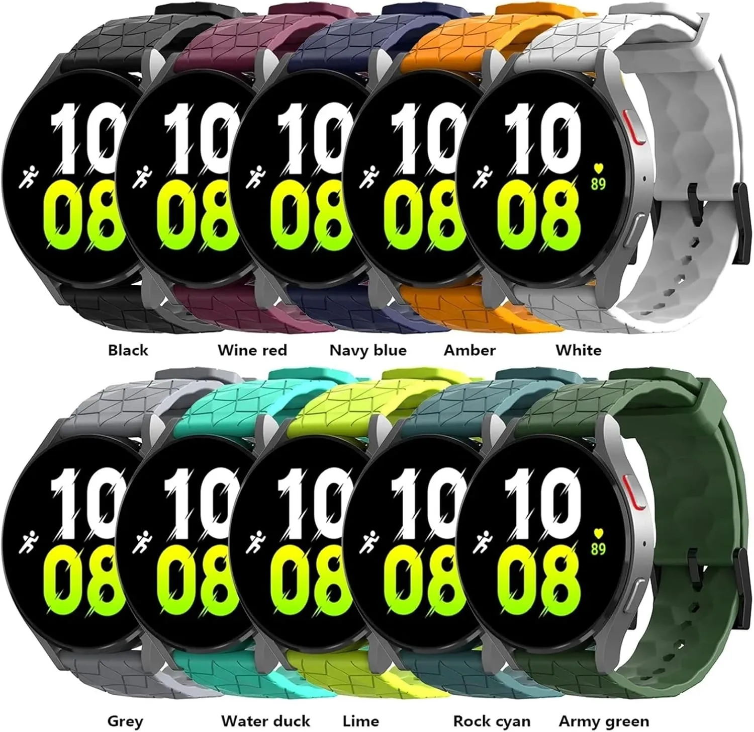 Band Bracelet For Huawei GT3 4Pro watchbands constraint millet bicycle spoil overlap 20mm 22mm Silicone Strap For Samsung Galaxy Watch 7/6/5/4 44/40mm 6 4Classic Gear S3 Universal 