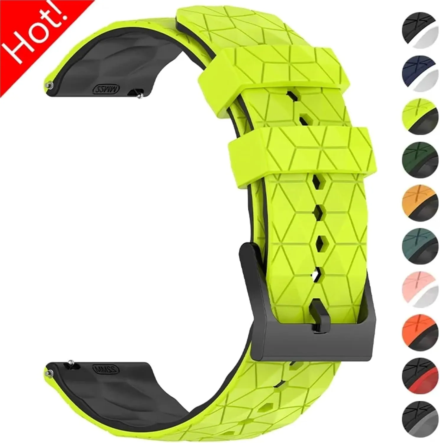 Band Bracelet For Huawei GT3 4Pro watchbands constraint millet bicycle spoil overlap 20mm 22mm Silicone Strap For Samsung Galaxy Watch 7/6/5/4 44/40mm 6 4Classic Gear S3 Universal 