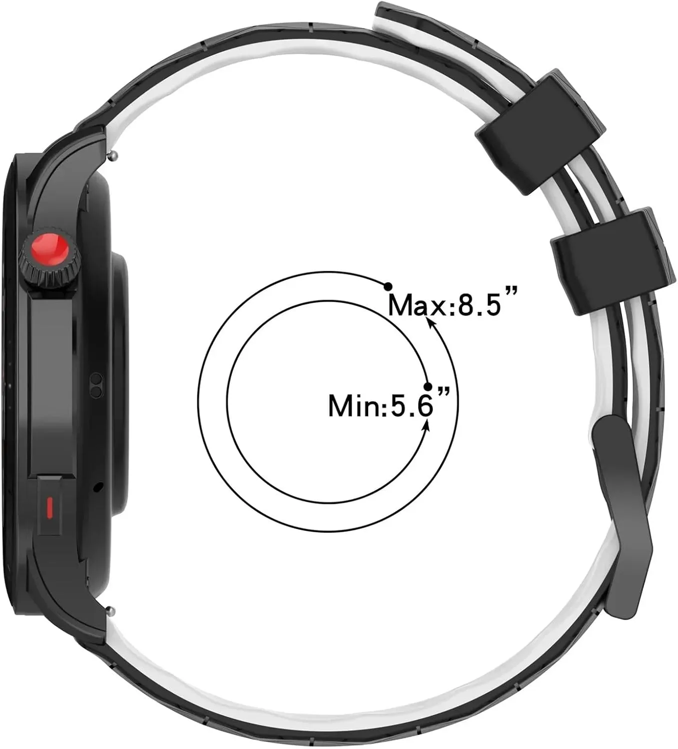 Band Bracelet For Huawei GT3 4Pro watchbands constraint millet bicycle spoil overlap 20mm 22mm Silicone Strap For Samsung Galaxy Watch 7/6/5/4 44/40mm 6 4Classic Gear S3 Universal 