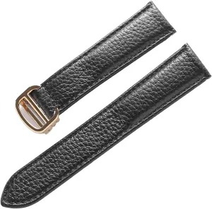 Band For Cartier TANk SOLO Men Lady Deployant Clasp Watch Strap Genuine Leather subside soft Watch Bracelet Belt 20mm 22mm 23mm Watch 