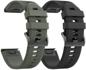 Bands 26mm Silicon Watch Strap for Fenix 5X/Fenix 5X Plus/Fenix 3/Fenix versatile toe bowl step 3 HR for Men Women Compatible for Fenix 8X Watch 