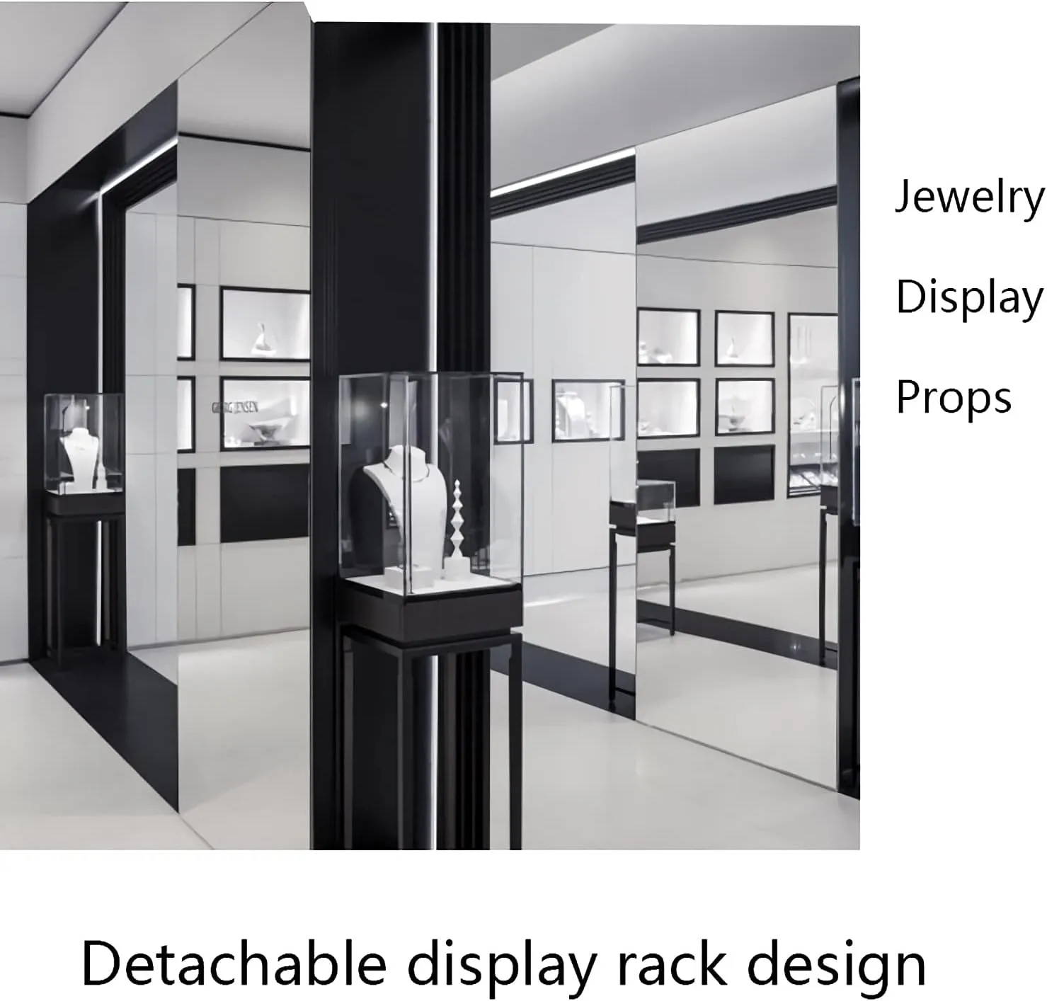 Base Height 18 inch Jewelry Stand Holder (Color : Gris, warehouse dozen Size : 3pcs) Jewelry Rack Bracelet Stand with Black Pillow Pack, Bracelet Holder for Jewelry Bracelets, Watches, Necklaces, Gold Metal 