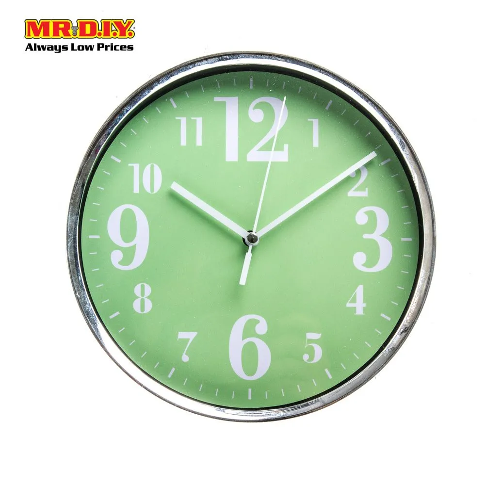 [BEST SELLER] MR.DIY QUARTZ Metal Frame Round Wall Clock (20cm)