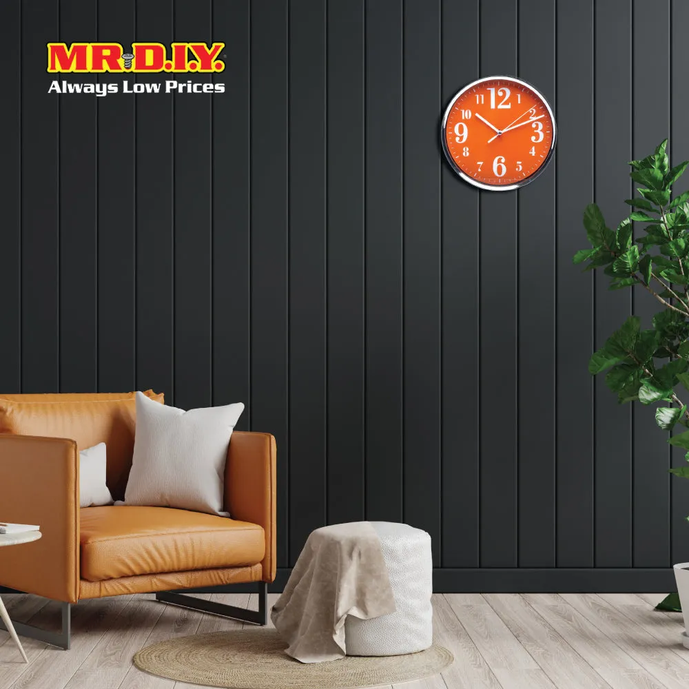 [BEST SELLER] MR.DIY QUARTZ Metal Frame Round Wall Clock (20cm)