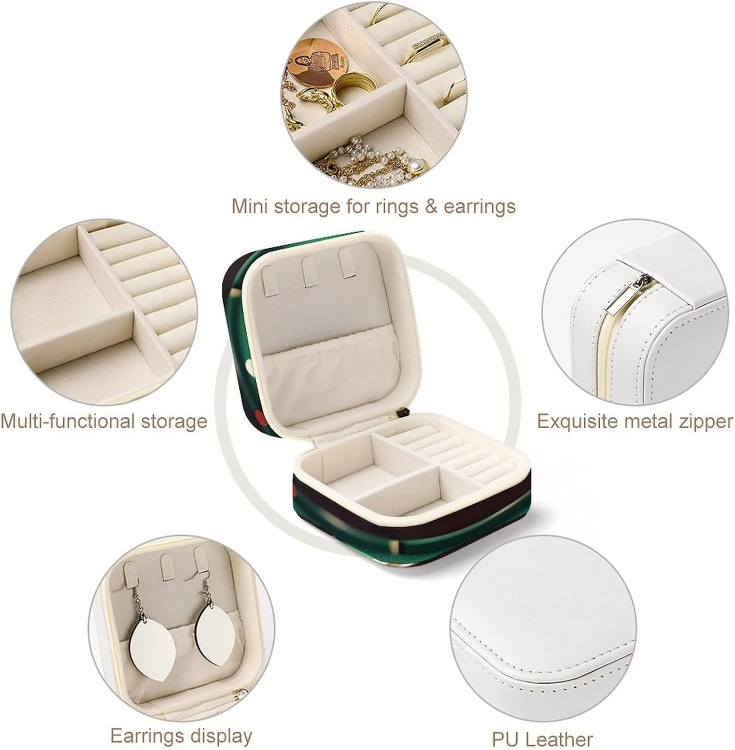 Billiard Travel Jewelry Box Can Store Earrings Bracelets Rings Watches Women's Jewelry Box Jewelry Storage dinosaur Box 