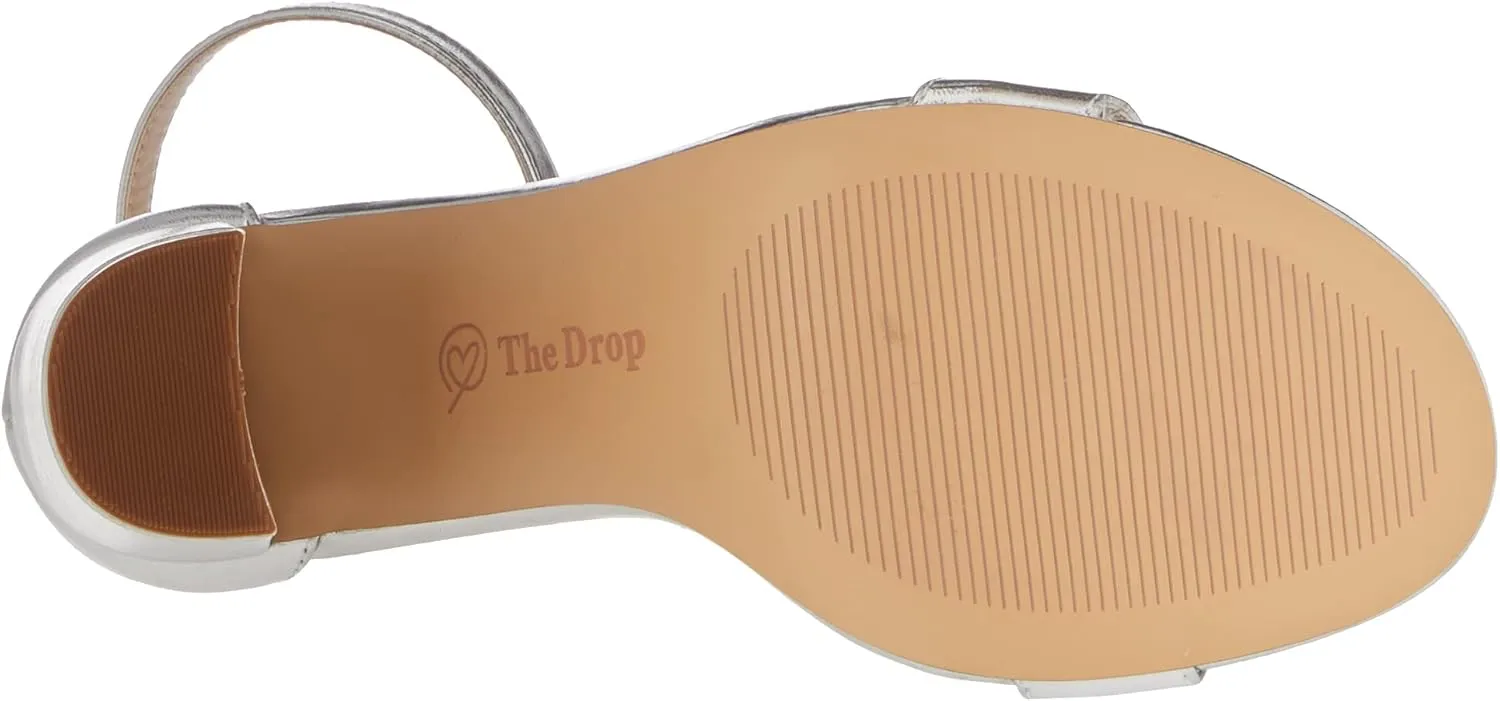 Block-Heel Sandal Heeled The Drop Women's Rebecca stratosphere Strappy High 