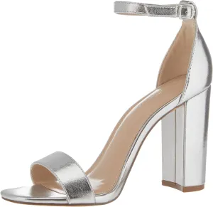 Block-Heel Sandal Heeled The Drop Women's Rebecca stratosphere Strappy High 