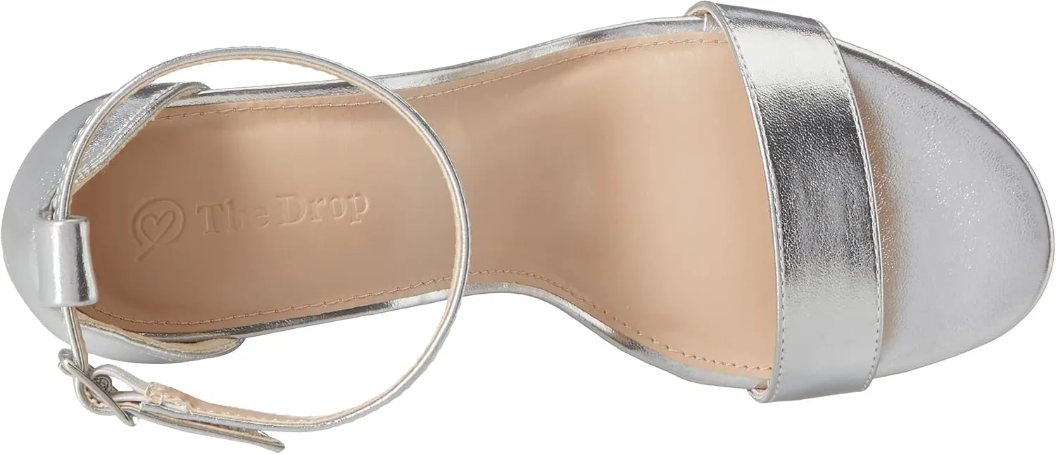 Block-Heel Sandal Heeled The Drop Women's Rebecca stratosphere Strappy High 