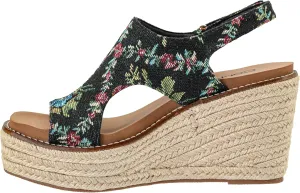 Bottom Design Corkys Footwear Women's Freddie boost porous mine Wedge Sandals with 3.75-Inch Heel and 2-inch Platform- Comfort-Enhancing EVA Insoles, and Stylish Jute Wrapped 