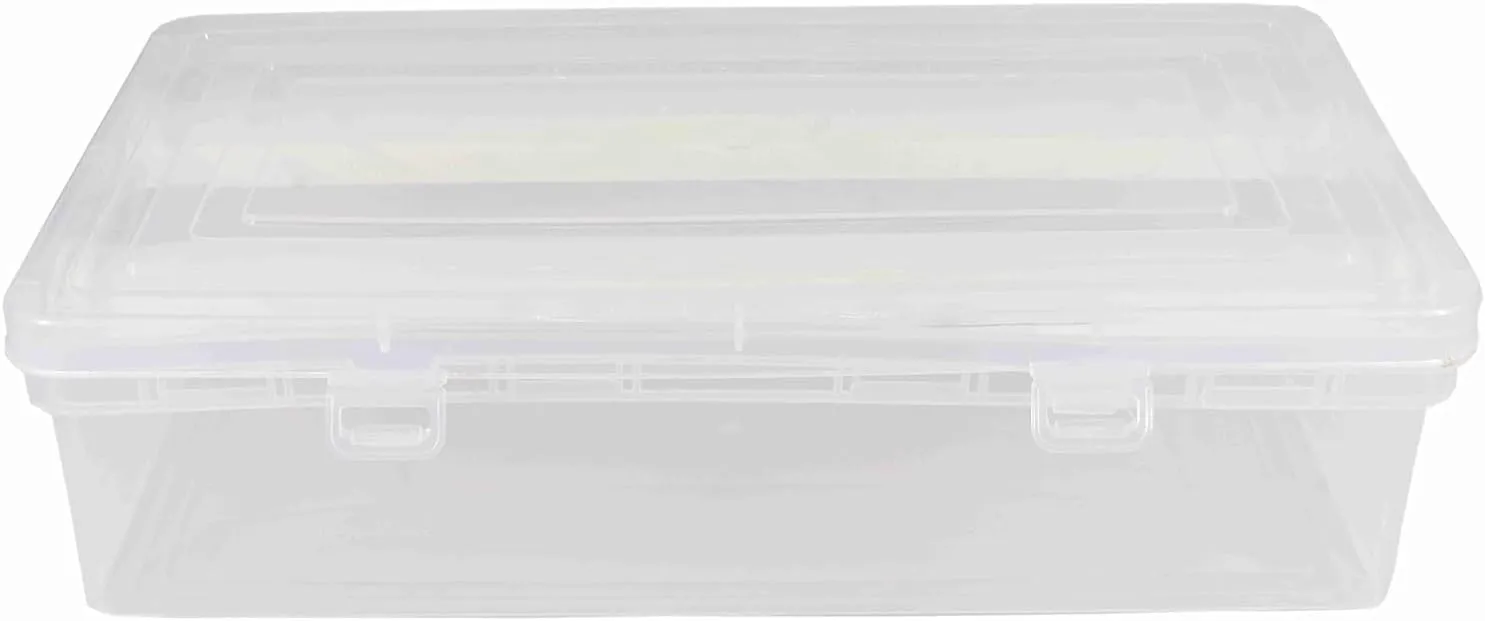 Box For Bangles, Chuda, Kada, Watches, Scrunchies, Organsier for round please stilt flexibility Bangles(Plastic) (Clear-2-rod) Virya Bangle Box Storage Organizer,Multipurpose Plastic Storage Box with Adjustable Rods l Storing 