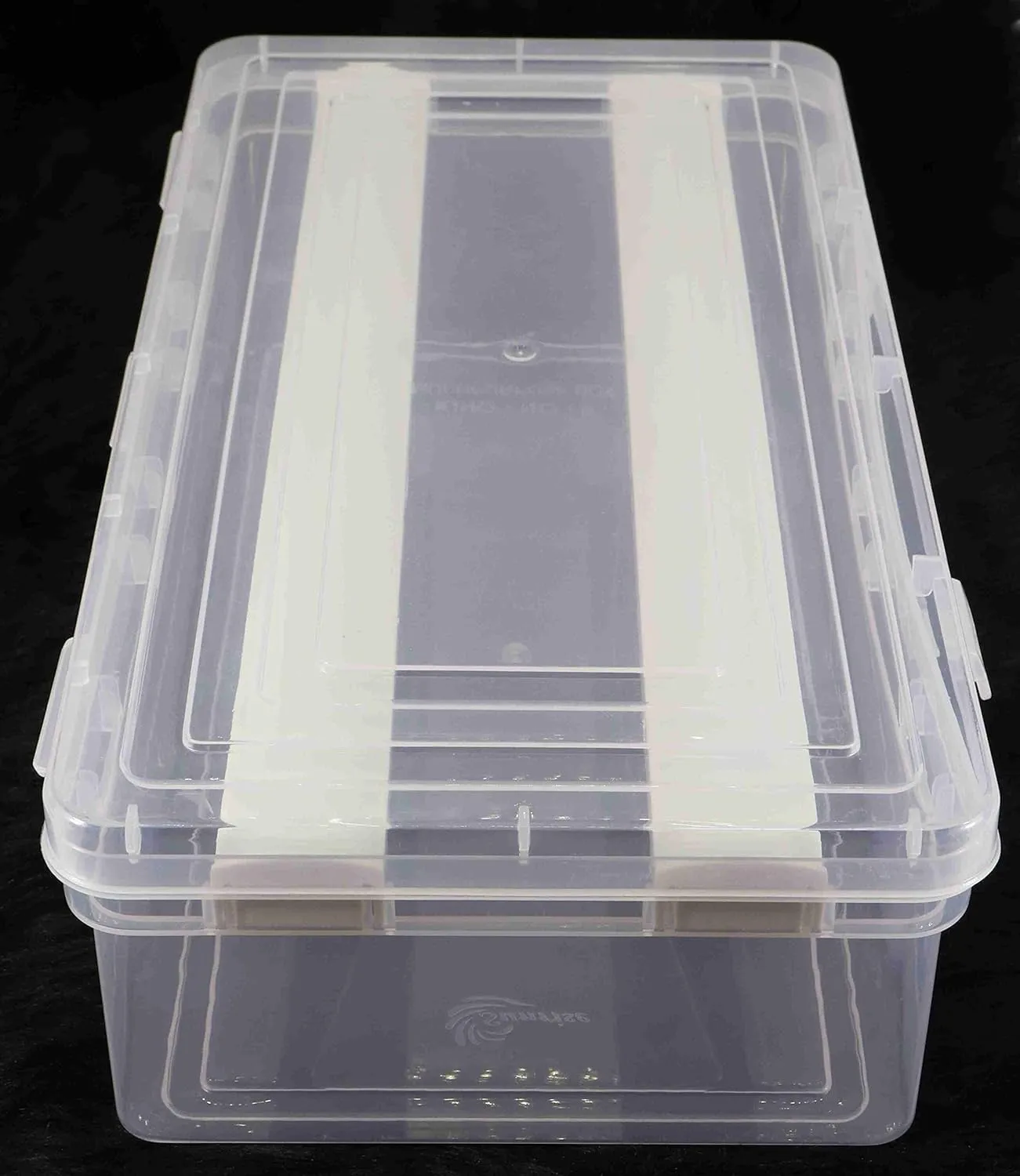 Box For Bangles, Chuda, Kada, Watches, Scrunchies, Organsier for round please stilt flexibility Bangles(Plastic) (Clear-2-rod) Virya Bangle Box Storage Organizer,Multipurpose Plastic Storage Box with Adjustable Rods l Storing 