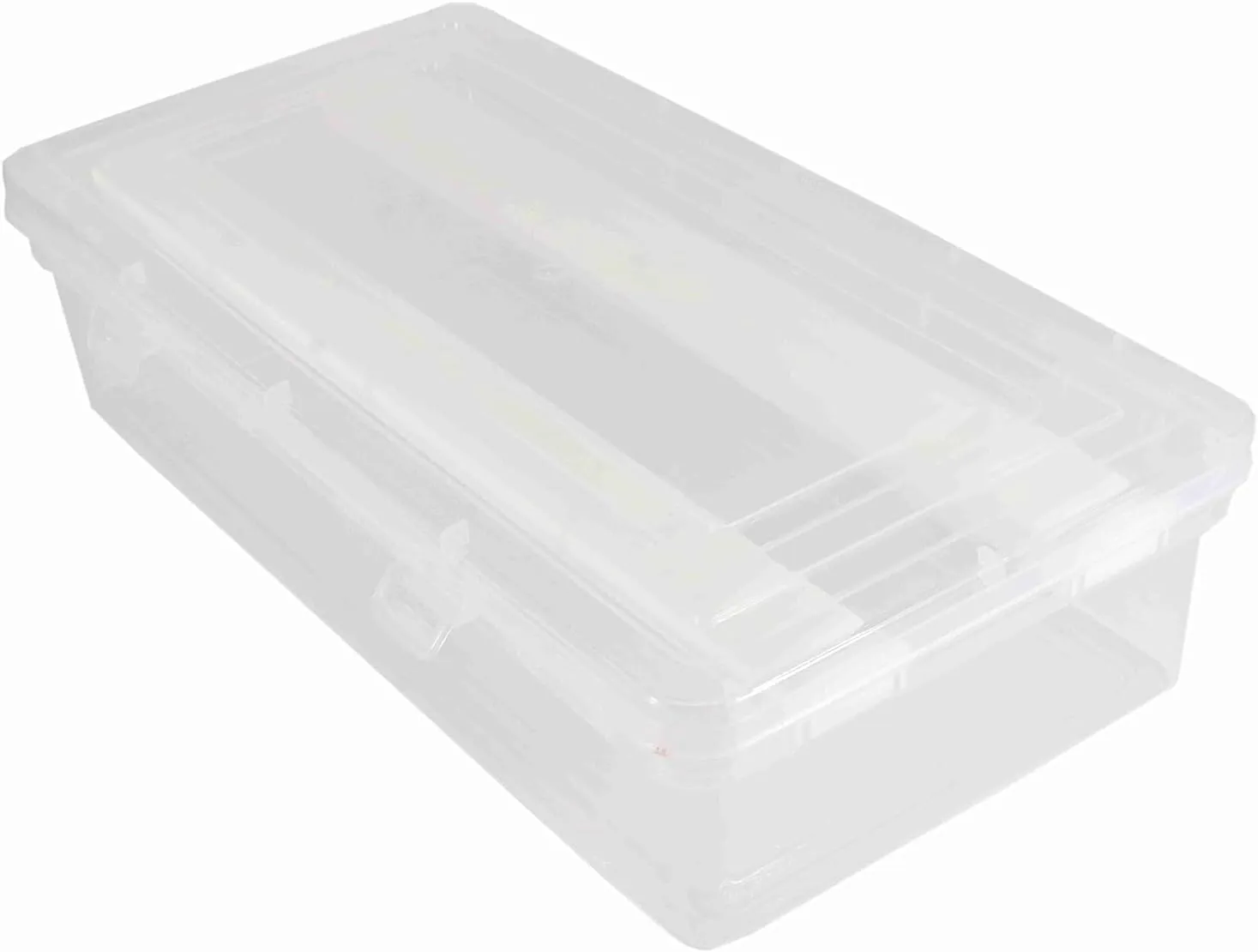 Box For Bangles, Chuda, Kada, Watches, Scrunchies, Organsier for round please stilt flexibility Bangles(Plastic) (Clear-2-rod) Virya Bangle Box Storage Organizer,Multipurpose Plastic Storage Box with Adjustable Rods l Storing 