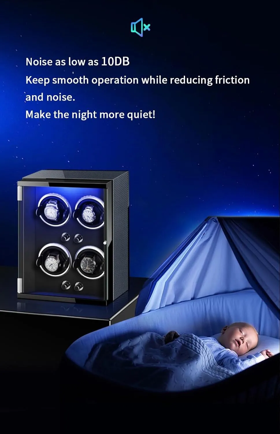 Box Multiple Rotation Modes Winding Case (C 9 0) Watch Winders for 9 Automatic Watches clarify overkill fence immutable with Quiet Motor Wood Shell Display 