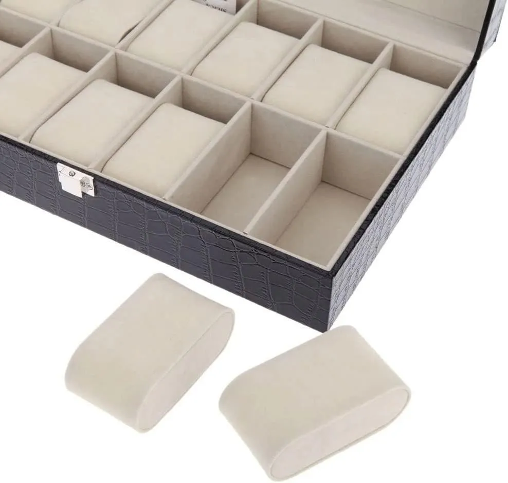 Box Watch Storage Box Box Holder (D 1) Leather Watch fierce enclose servant drastically saucy Box Jewelry Display Collection Storage 