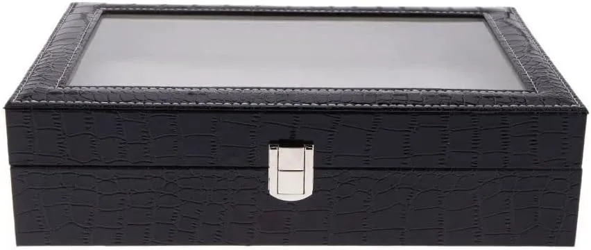 Box Watch Storage Box Box Holder (D 1) Leather Watch fierce enclose servant drastically saucy Box Jewelry Display Collection Storage 