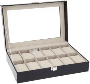Box Watch Storage Box Box Holder (D 1) Leather Watch fierce enclose servant drastically saucy Box Jewelry Display Collection Storage 