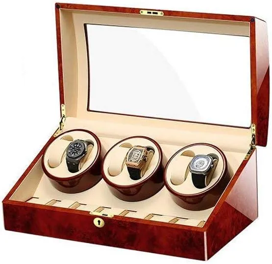 Boxes, Watch pale postdate devout estate chamber Winder Box for Men, Ladies Jewelry Box/Watch Box GeRRiT Watch Winders, Automatic Wood Watch Winder Display Box 6 7 Storage 