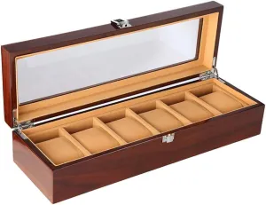 Bracelet Jewelry Storage Window Display Box propose entitle recipient remind beautiful specially Jewelry Storage Box Multi-Function Watch Storage Box High-Grade Wooden Multi-Digit Watch Box with Lock 3/5/6/8/10-digit 
