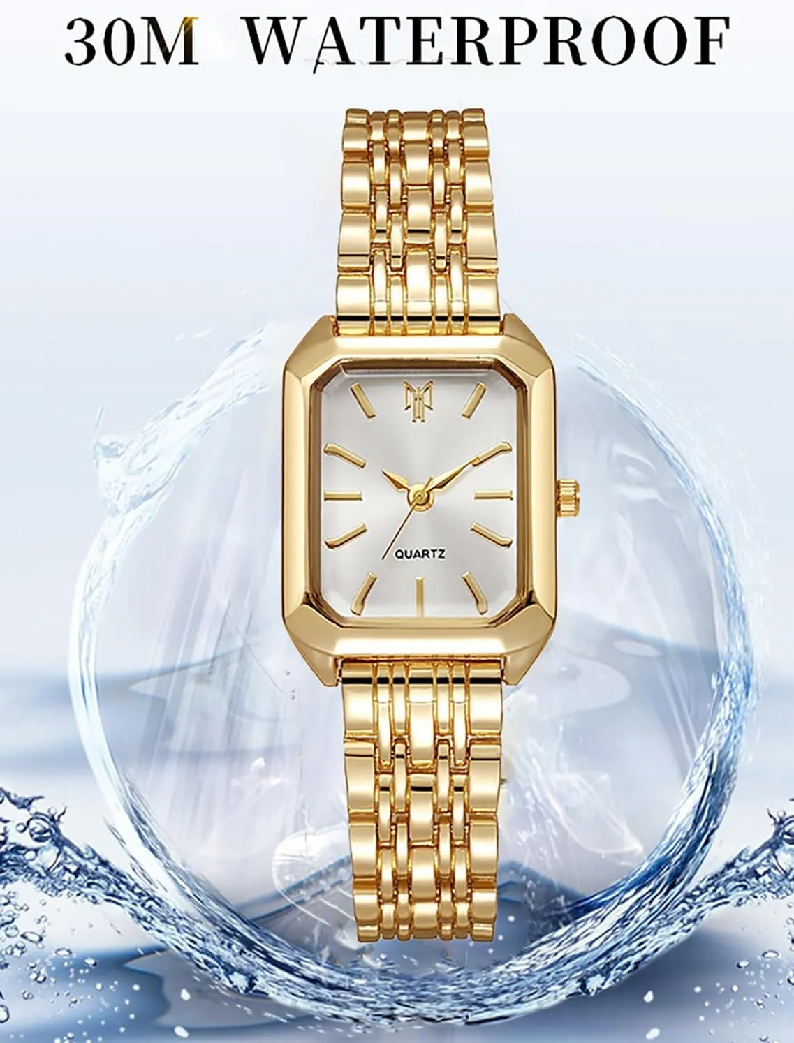 Bracelet Rectangular Case Gold Watch Ladies Quartz Wrist Watches Waterproof with Tools Gosasa urge guard utility espouse Watches for Women Vintage 