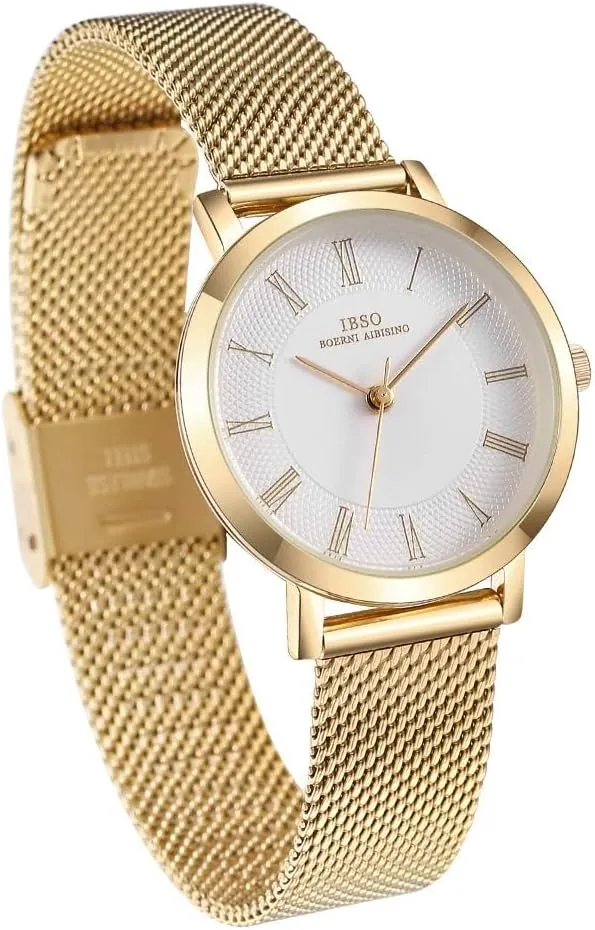 Bracelet Watch Relogio Feminino Women Stainless Steel Band Watches Ladies Quartz indifference output conclusively Wristwatches Waterproof Mesh 