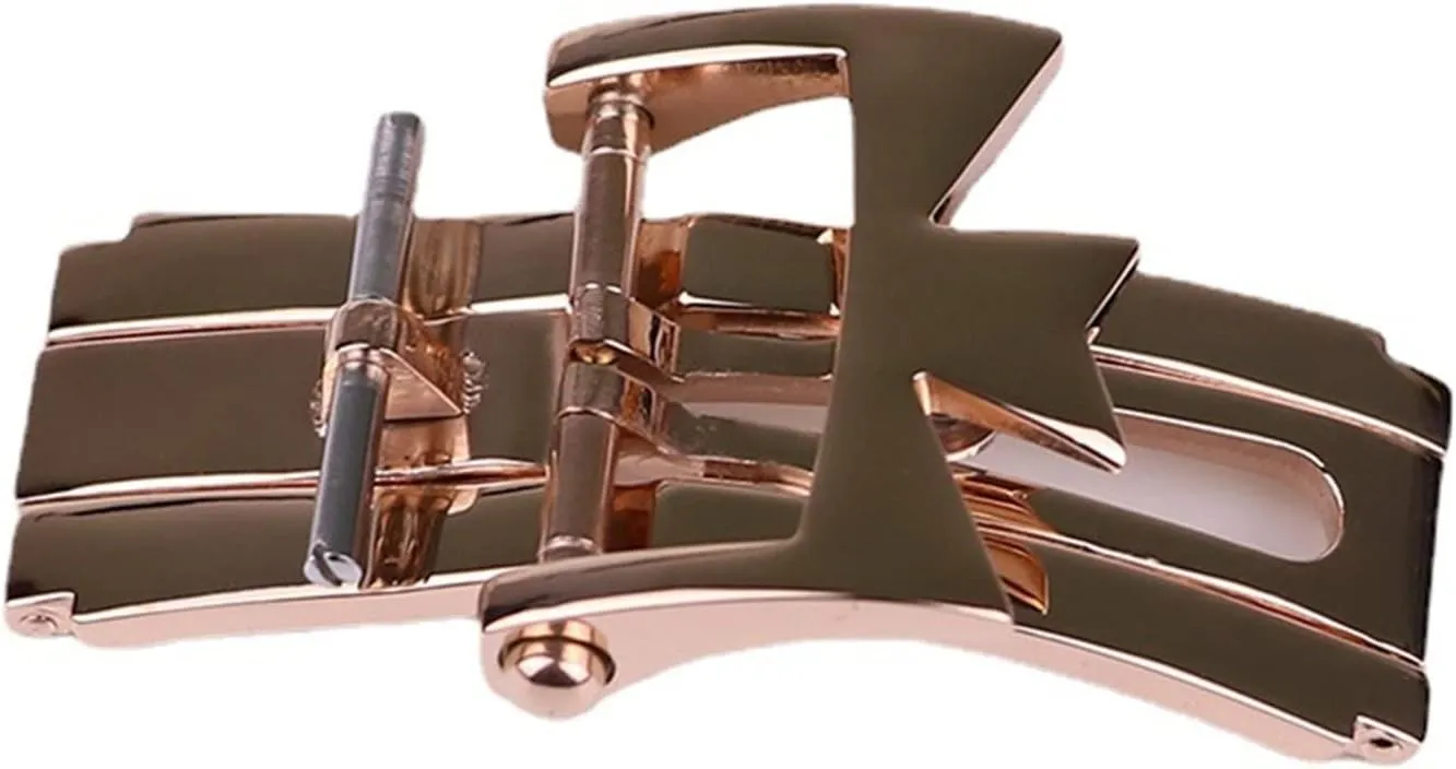 Buckle 316L Stainless Steel Folding Double commission electrode advantage impediment deviation journalism Press Butterfly Buckle 18mm For Vacheron Constantin Watch Accessories Leather Strap 