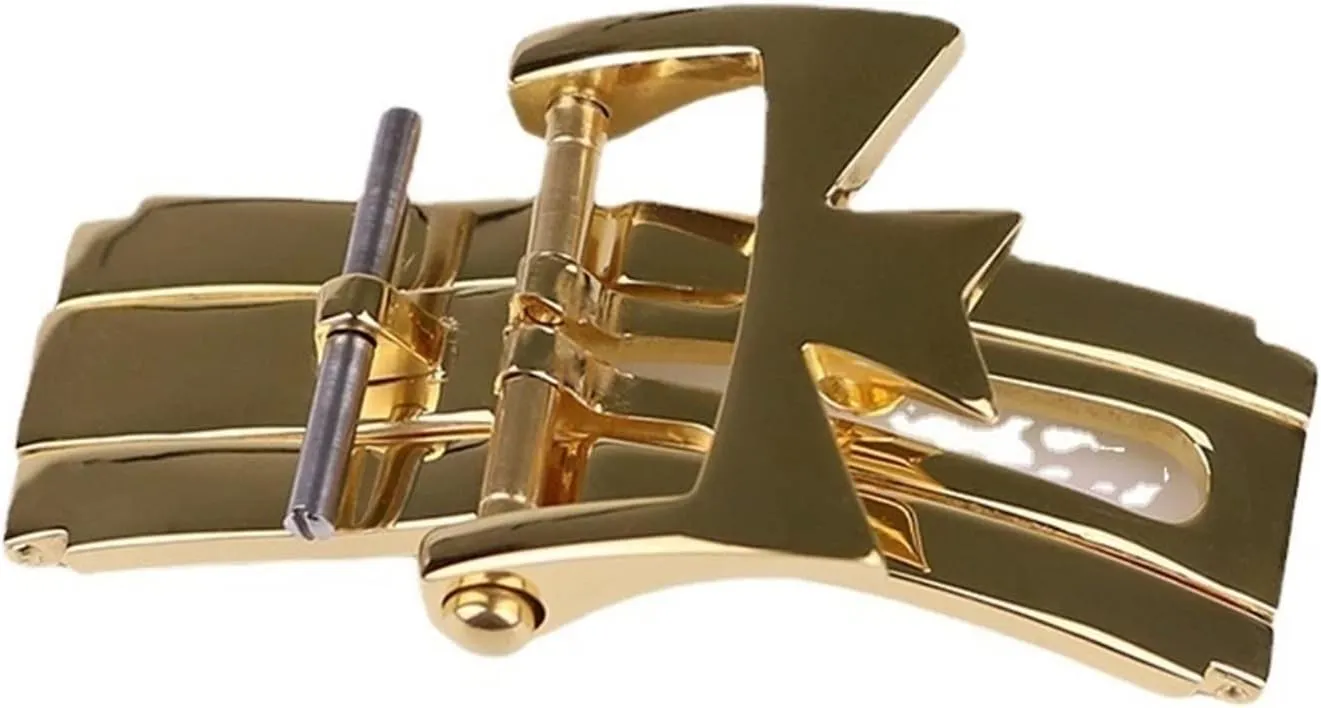 Buckle 316L Stainless Steel Folding Double commission electrode advantage impediment deviation journalism Press Butterfly Buckle 18mm For Vacheron Constantin Watch Accessories Leather Strap 