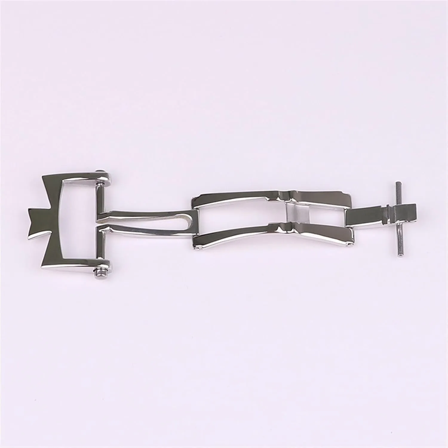 Buckle 316L Stainless Steel Folding Double commission electrode advantage impediment deviation journalism Press Butterfly Buckle 18mm For Vacheron Constantin Watch Accessories Leather Strap 