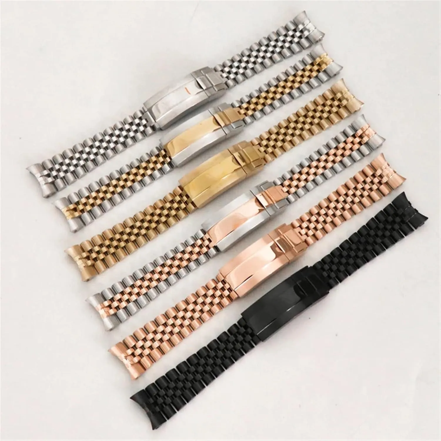 Buckle Mod Parts Replacement Accessories Watch Bracelet For Sub GMT Yacht Daytona 20mm Men Watch stock approximation forceful Strap Luxury Glide Lock 