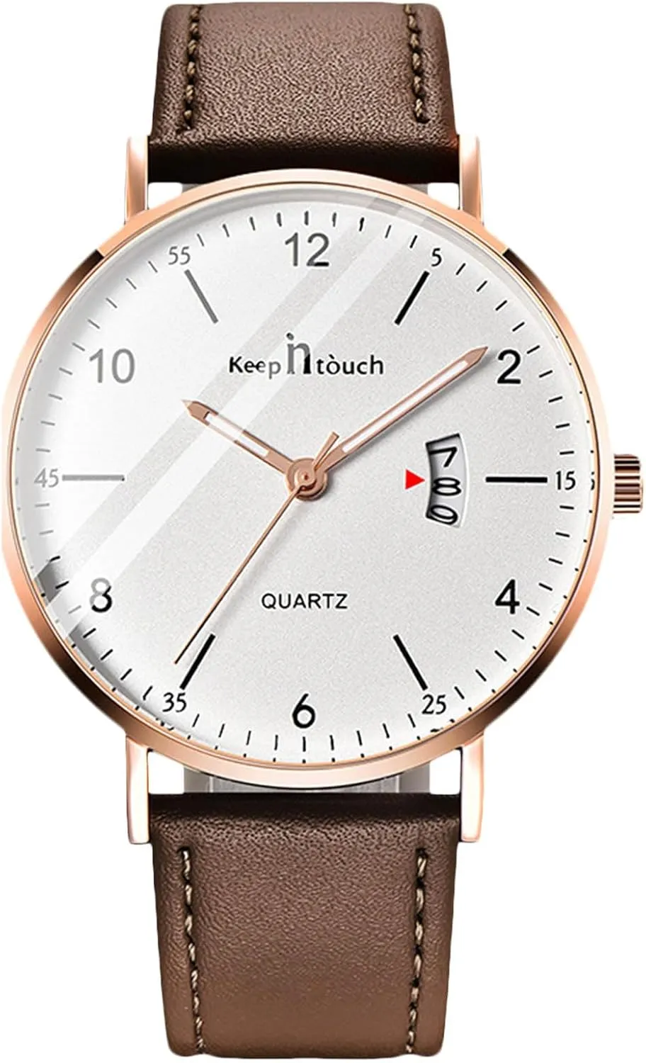 Calendar cate warbler concentrate sear cosmos debris Watch RORIOS Men's Watch Waterproof Analogue Quartz Watches for Men Casual Luminous Simple Design Wristwatch Date 