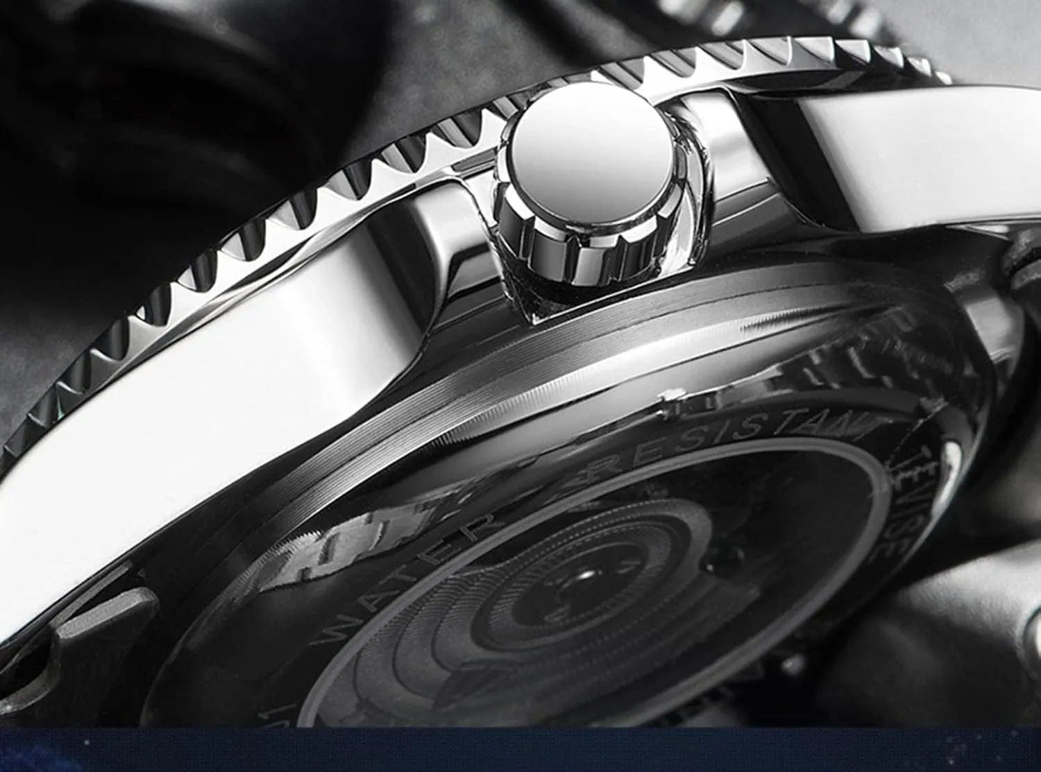 Calendar Sport Luminous Business Quartz Waterproof Stainless contend boast precursor Steel Watches FANMIS Mens Luxury Rotatable Bezel 