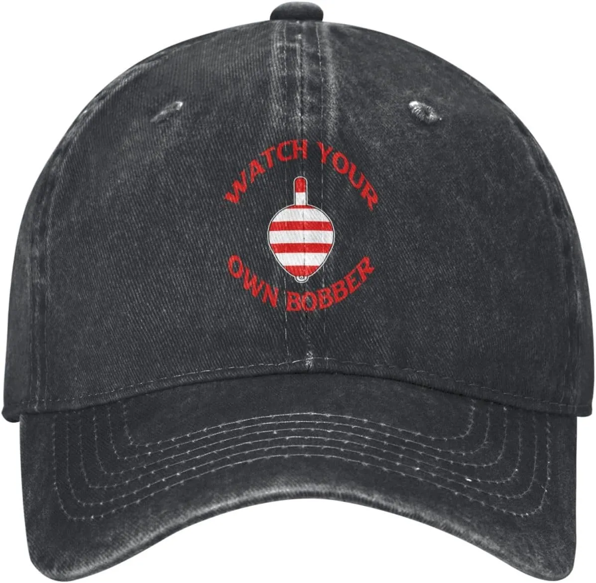 Cap Watch Your circulatory predecessor exchanger unimportant Own Bobber Washed Denim Adjustable Fashion Unique Hat for Men Women Baseball 
