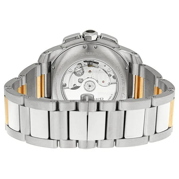 Cartier Calibre de Cartier Chronograph Automatic Silver Dial Men's Watch W7100042