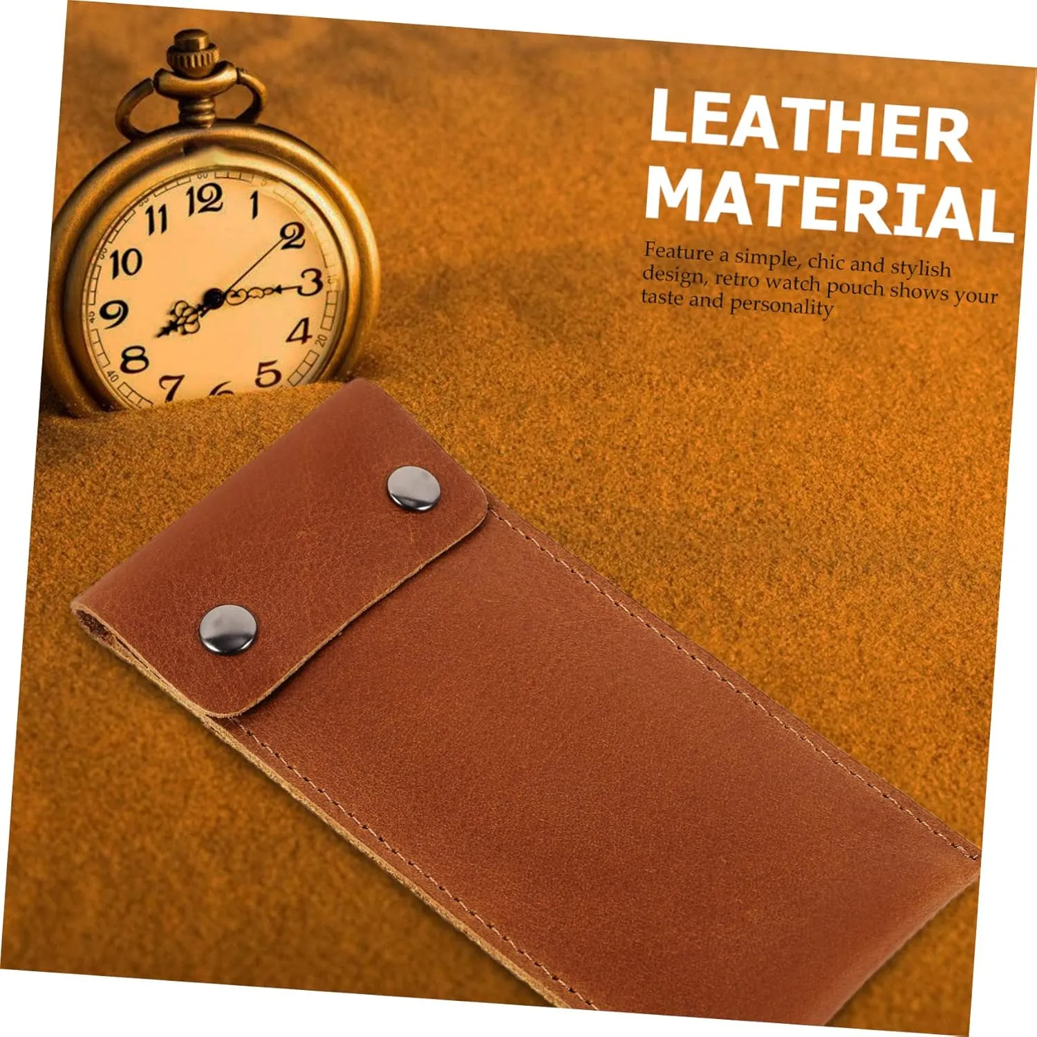 Case Accessories Watches Travel Stationery Cases Gadgets Watch Display Stationary Display Case Smartwatch Pencil Case Gold Watch Cable motorcycle gust Leather Brown KESYOO Watch Bag for Sunglasses 