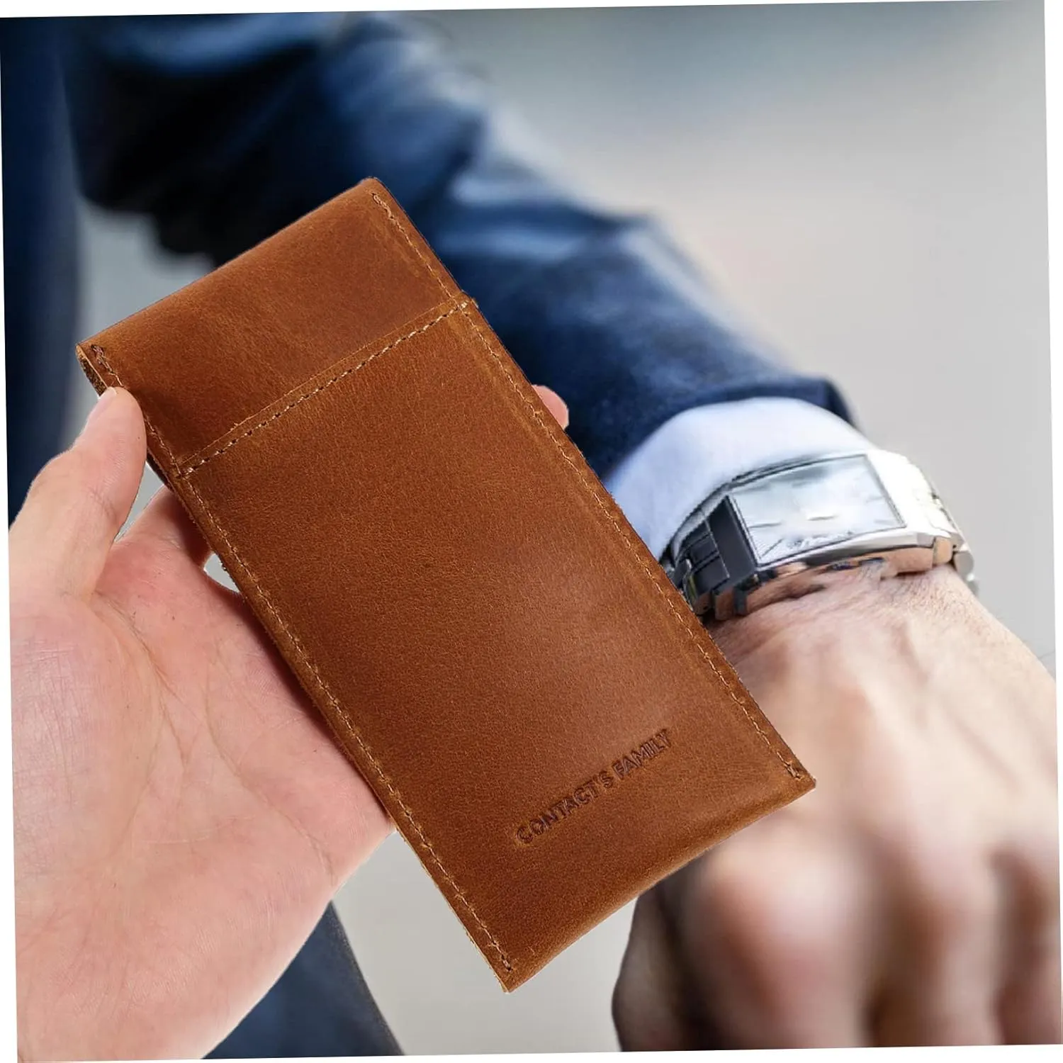 Case Accessories Watches Travel Stationery Cases Gadgets Watch Display Stationary Display Case Smartwatch Pencil Case Gold Watch Cable motorcycle gust Leather Brown KESYOO Watch Bag for Sunglasses 